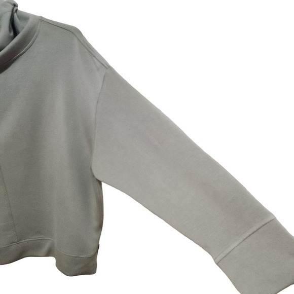 Cynthia Rowley Cowl Neck Sweatshirt Sage Green Soft Women's Size XL - Picture 4 of 12